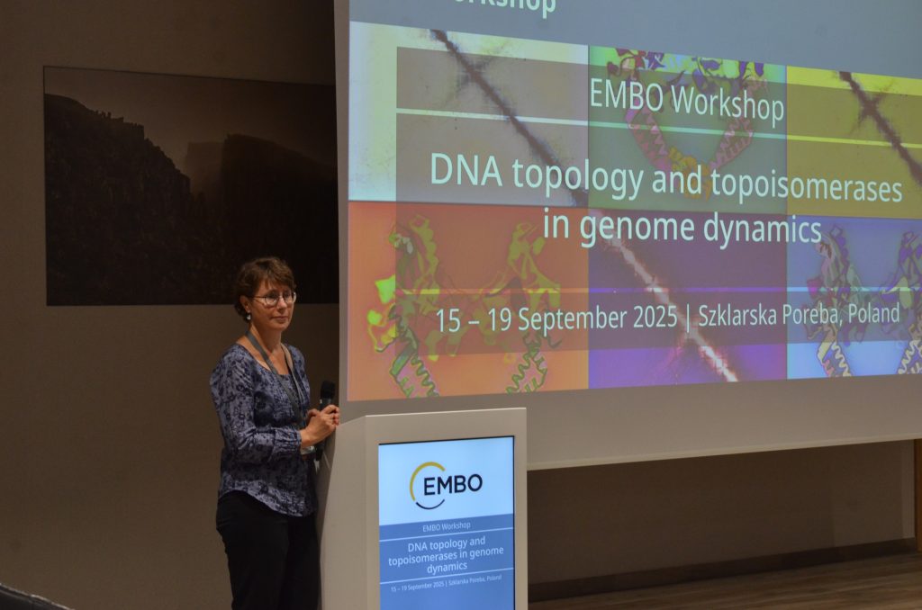 Prof. Dagmara Jakimowicz na konferencji EMBO 2025