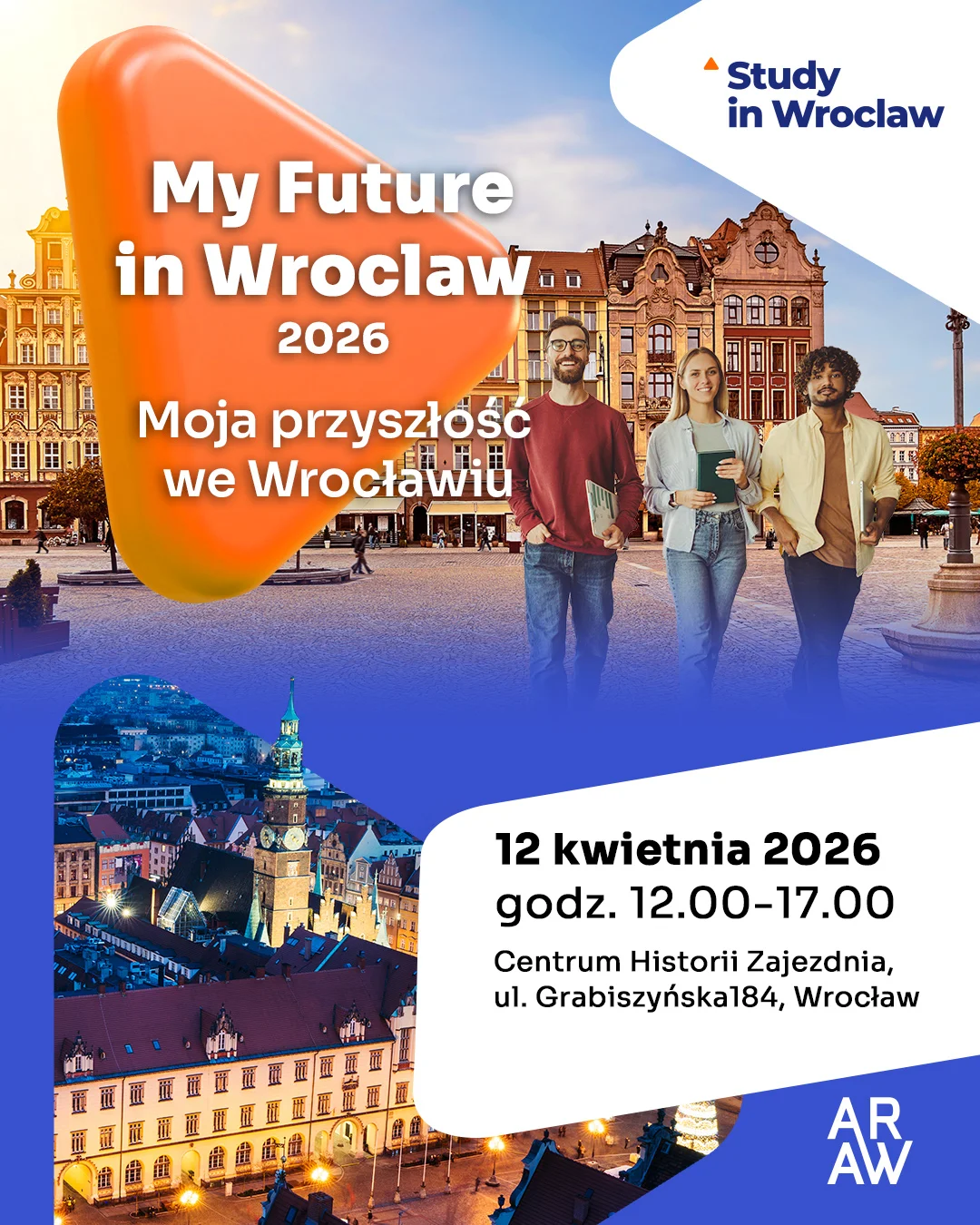 plakat informujący o wydarzeniu My Future in Wroclaw 2026