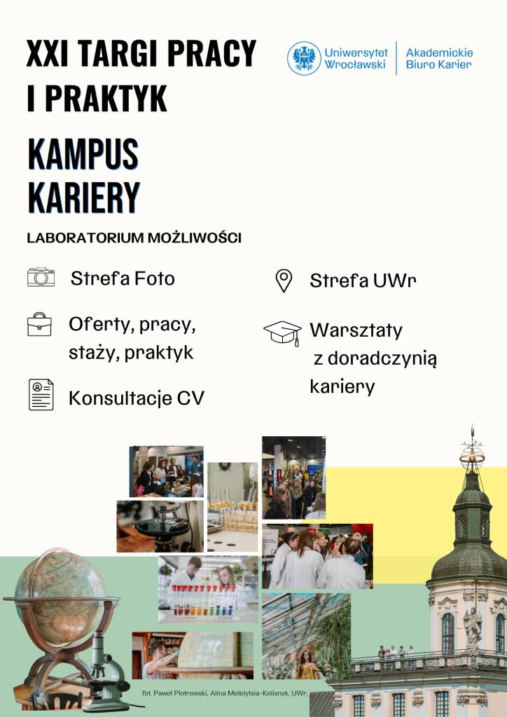 plakat informujący o wydarzeniu Kampus Kariery