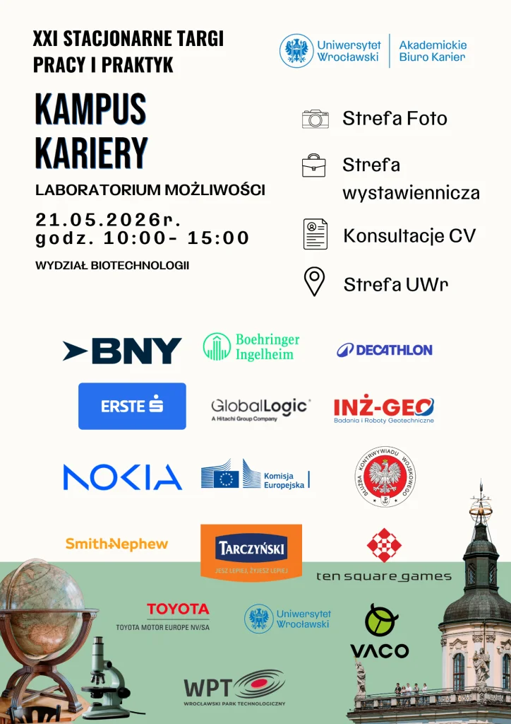 plakat informujący o wydarzeniu Kampus Kariery